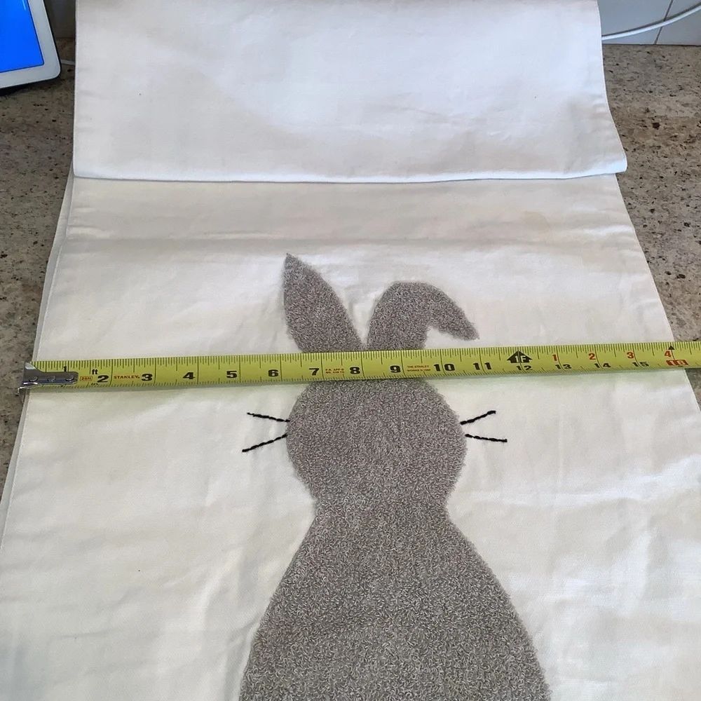 The Farmhouse by Rachel Ashwell Rabbit Heads & Tails Table Runner 70” Easter